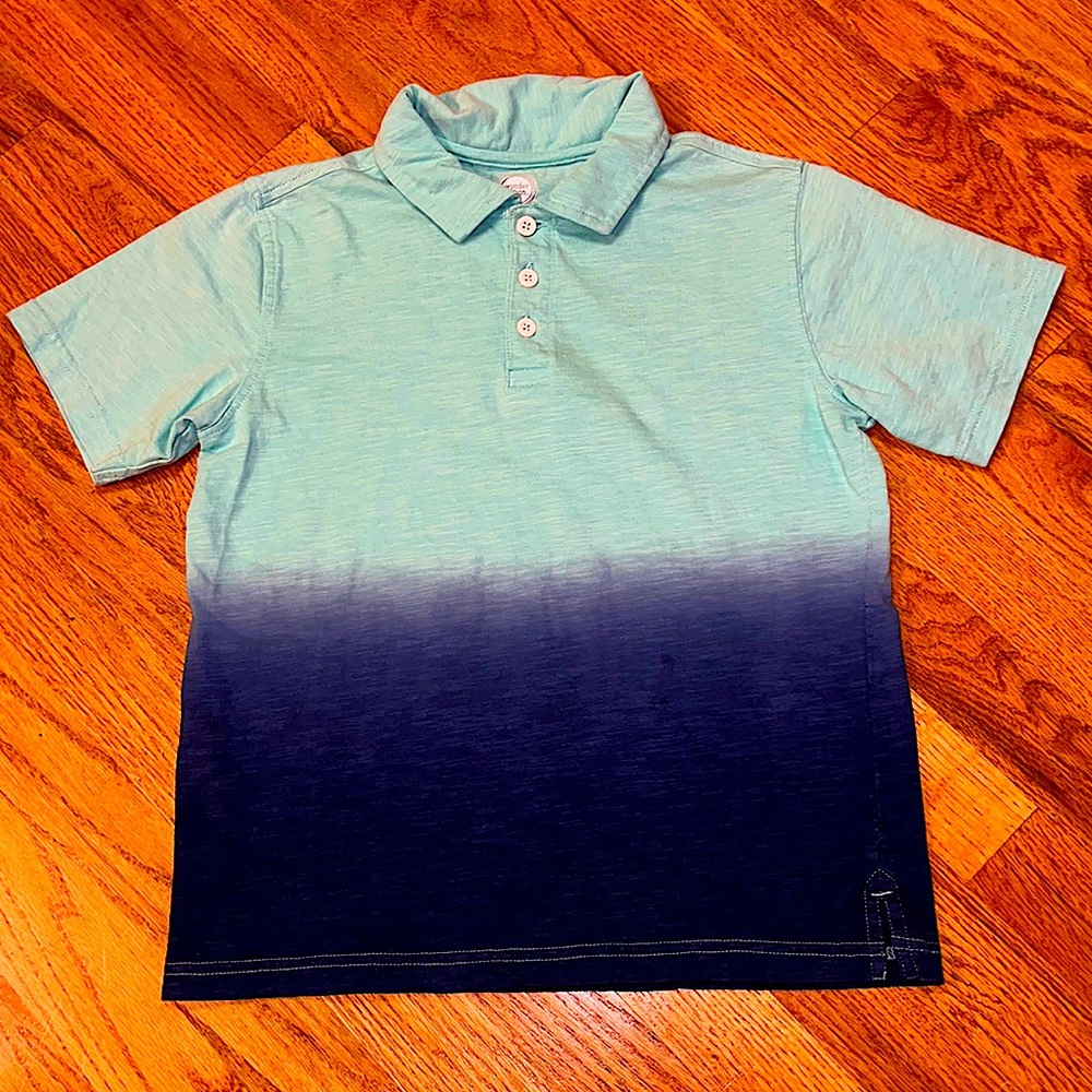 Slubknit Cotton Ombré Polo